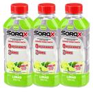 Kit 3 Isotônico Sorox Limão 550mL