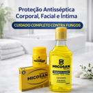 Kit 3 itens Micosan - Sabonete líquido barra e pomada Micosan
