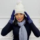 Kit 3 Itens Touca Pelúcia + Luva + Cachecol Feminino Inverno Diversas Cores Para Mulheres
