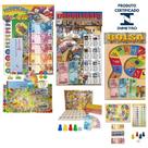 Kit 3 Jogo De Tabuleiro Banco Imobiliário + Shopkids + Bolsa de Valores - Brinquedo