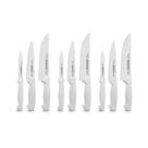 KIT - 3 Jogos de Facas Premium em Aço Inox Cabo Branco 3 Peças - Tramontina KIT - 3 Jogos de Facas Premium em Aço Inox Cabo Branco 3 Peças - Tramontina