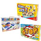 Kit 3 Jogos Educativos Hora do Rush + Quem é Você + Stop