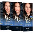 Kit 3 Keraton Tonalizante Banho De Brilho Capuccino - Kert