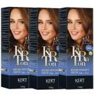 Kit 3 Keraton Tonalizante Banho De Brilho Mel - Kert