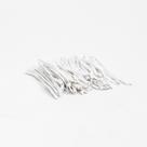 Kit 3 Kg Fecho Plástico Branco 8cm Amarra Tipo Araminho com Revestimento