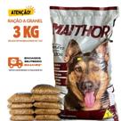 Kit 3 KG Ração Para Cachorro Maithor Granel