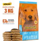 Kit 3 KG Ração Para Cachorro Special Dog Junior Carne Granel