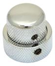 Kit 3 Knob Metal Push Pull Largo Curto Cromado Dolphin