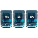 Kit 3 L-Glutamina 300g 100%Pura - King Earth Kit 3 L-Glutamina 300g 100%Pura - King Earth