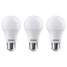 Kit 3 Lâmpada Econ. Led Bulbo E 27 9w 3000k Br Quente Osram Cor Da Luz Branco-quente 110v/220v