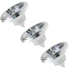 Kit 3 Lampada Led AR111 Dimerizavel 12W 36 2700K Branco Quente Gu10 Bivolt Galaxy