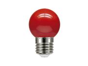 Kit 3 Lâmpada LED Bolinha Vermelha Taschibra 1W 127/220V