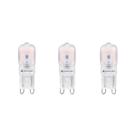 Kit 3 Lâmpada Led G9 2,5w 220v Halopim 2400k Luz Amarela