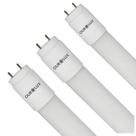 Kit 3 lampada superled tubular t8 9w bivolt 6500k ourolux
