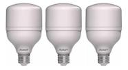 Kit 3 Lampadas Alta Potencia Bulbo 40w Branco Quente 3000k Alta Potencia Avant