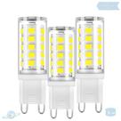 Kit 3 Lâmpadas De Led Halopin G9 5W Branco Frio (6000K)