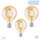Kit 3 Lâmpadas Filamento Led Retro Vintage G125 Kit 3 Lâmpadas Filamento Led Retro Vintage G125