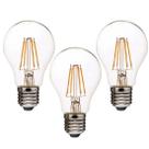 Kit 3 Lâmpadas Filamento Led Vintage A60 - Bivolt
