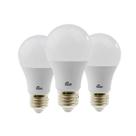 Kit 3 lâmpadas LED Bulbo Kian 12V 7W 6500K