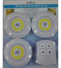 Kit 3 Lâmpadas Luminárias Led Spot S/ Fio Controle Remoto
