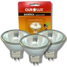 KIT 3 Lâmpadas Mini Dicróica MR11 20W 12V GU4 30 Halógena