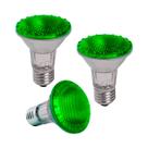 Kit 3 Lâmpadas Par20 Halogena Verde 50w 127v E27 Kian