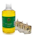 Kit 3 Lamparina 4 Estações + 500 ml Fluido Citronela