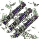 Kit 3 Lança Confete Festa Dinheiro Dollar Réveillon Carnaval