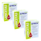 Kit 3 Lancetas G-tech Estéreis Ponta Trifacetada para Controle Glicêmico Universal Kit 3 Lancetas G-tech Estéreis Ponta Trifacetada para Controle Glicêmico Universal