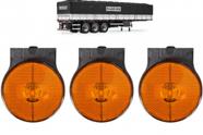 Kit 3 Lanternas Lateral Carreta Randon Led Bivolt Amarela Kit 3 Lanternas Lateral Carreta Randon Led Bivolt Amarela