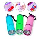 Kit 3 Lanternas Ultravioleta Led UV Secagem Unhas de Gel Manicure Nail Designer Alongamento de Unhas