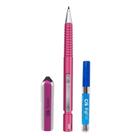 Kit 3 Lapiseira Tecnocis 2.0 Rosa + Grafite + Borracha Lápis
