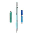 Kit 3 Lapiseira Tectrix Azul 2.0mm + Grafite+ Borracha Lápis