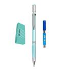 Kit 3 Lapiseira Tectrix Azul 2.0mm + Grafite +Borracha Spiro