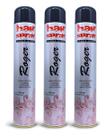 Kit 3 Laque Hair Spray Roger Fixador De Penteados - 750ml