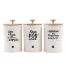 Kit 3 Latas Double Porta Mantimentos Cozinha Organizador Kit 3 Latas Double Porta Mantimentos Cozinha Organizador