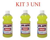Kit 3 lava auto shampoo pinheiro 500 ml