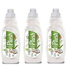 Kit 3 Lava Roupas Líquido Plush Biopower Coco - Sabão Líquido Remove manchas 1L