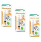 Kit 3 Lavador Nasal Universal Com 2 Bicos + Seringa - 3B