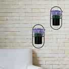 Kit 3 Lavanda Artificial Permanente para Decoração de Sala Quarto e Escritório Kit 3 Lavanda Artificial Permanente para