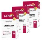 Kit 3 Lavitan Cranberry 500mg Com Vitamina A Zinco e Selênio