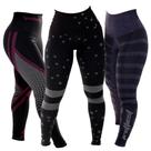 Kit 3 leggings mescla sublimada não fica transparente