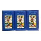 KIT 3 Legítimo Tarô Marselha 22 Cartas Plastificada e Manual