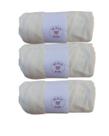 Kit 3 Lençóis Avulsos para Berço Americano em Malha Lisa Hipoalergênica com Elástico 160 x 98 x 12cm