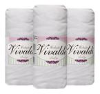 Kit 3 Lençol Bebê Berço Americano com elástico 100% algodão coleção Vivaldi 66.02.0001 Sul Brasil