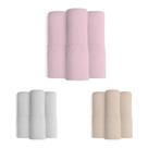 Kit 3 Lençol Berço Americano Avulso Malha 100 Algodão Cores Cor Feminino Desenho Do Tecido Liso