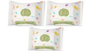 Kit 3 Lenços Umedecidos com Fragrância Mamãe e Bebê 16 folhas - Natura