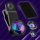 Kit 3 Lentes Olho De Peixe Smartphone Celular Fish Eye Detalhe Fotos Boca Cabelo Olhos Unhas cílios