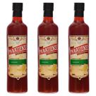 Kit 3 Licores Banana Paratiense 500 ml Cachaça Piña Colada Lembrancinha Frutado Presente Presenteável Cachaça Presente