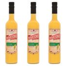 Kit 3 Licores de Milho Paratiense 500 ml Creme Sabores Original Garrafa Fino Nacional Tradicional Sobremesas